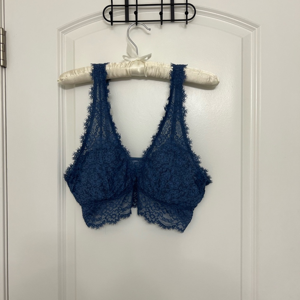 Aerie Lace Bralette in Blue